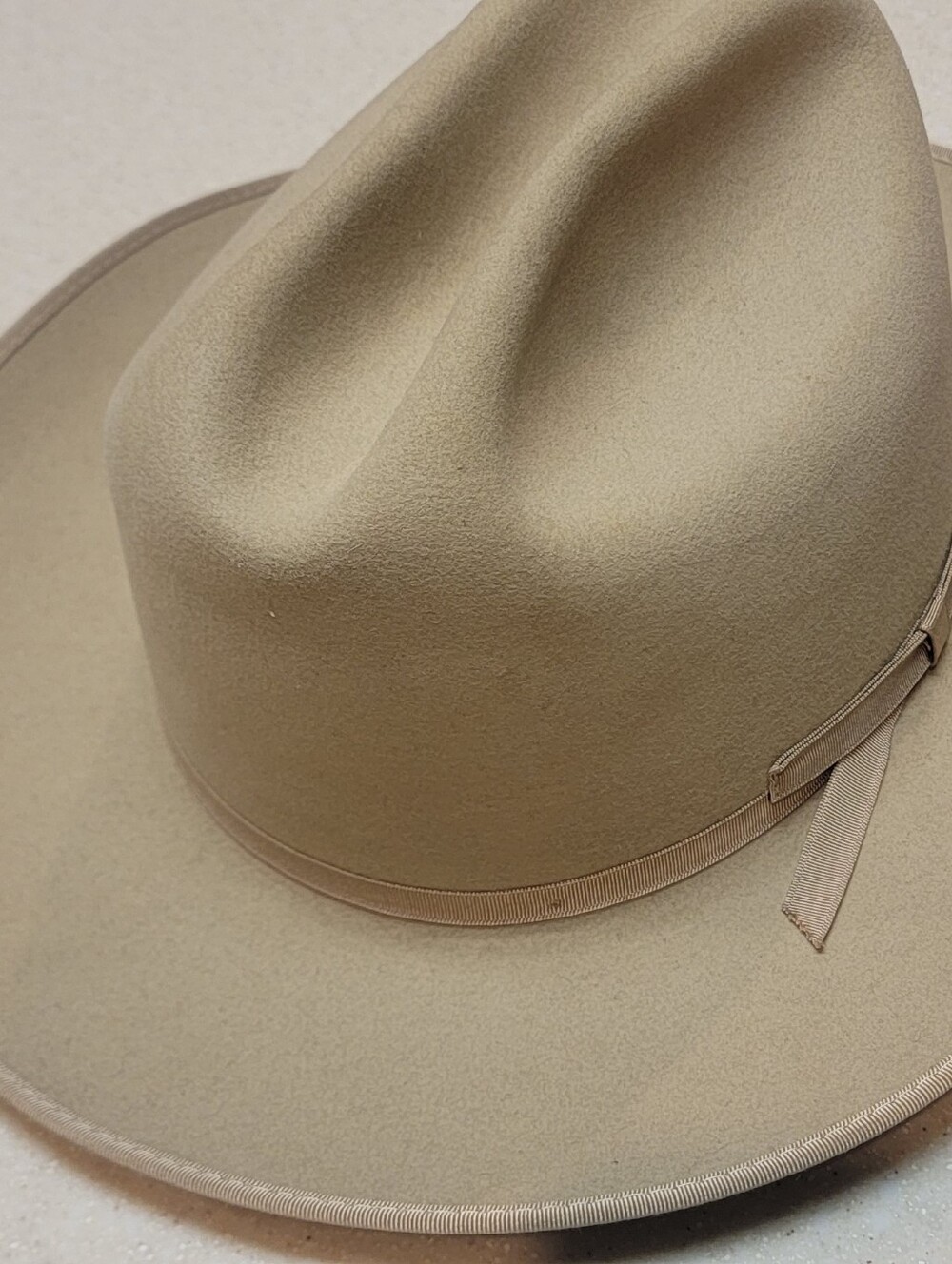 Stetson Silverbelly Open Road XXX Cowboy Hat 7 1/8 - Picture 12 of 14